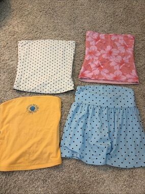 4 Tube tops - All new and rarely worn.